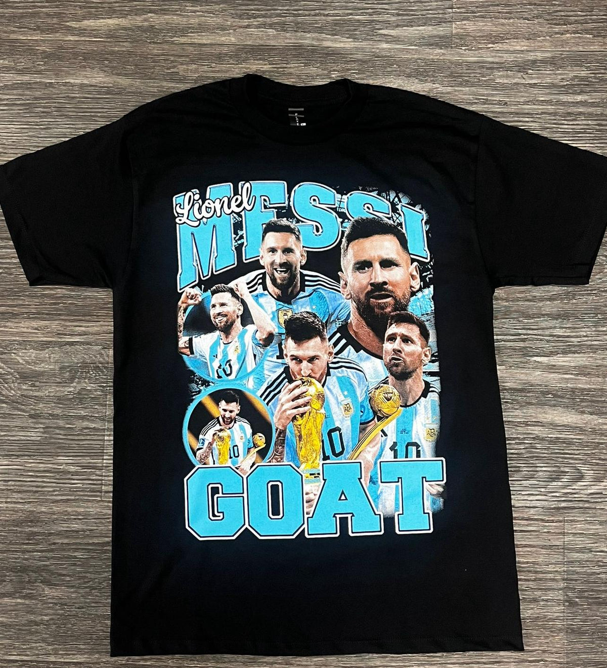 Lionel Messi &quot;GOAT&quot; Graphic T-shirt: